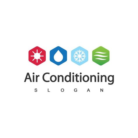 Air Conditioning Logo, HVAC Logo Concept Air Conditioner Logo, Hvac Logo, Air Conditioning Logo, Sr Logo, Air Conditioner Service, Air Logo, Hvac Company, Eco Logo, Ac System