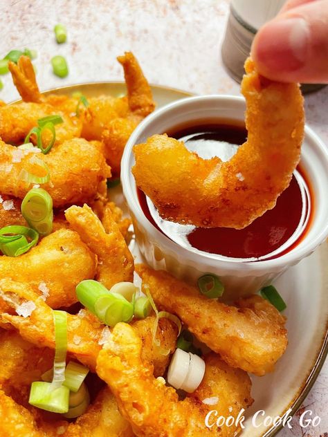 Chinese Beer-Battered Sweet French Fish Soup, Chinese Beer, Sweet And Sour Prawns, Chinese Honey Chicken, Crispy Honey Chicken, Perfect Snacks, Fried Prawns, Chinese Cooking Wine, Beer Battered