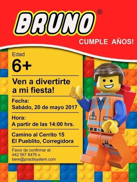 Lego City Party, Lego Birthday Cards, Lego Party Invitations, Lego Astronaut, Lego Party Decorations, Lego Birthday Invitations, Lego Party Favors, Lego Batman Birthday, Lego Invitations