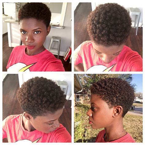 Every angle! Short Natural Hairstyles 4c, Natural Hairstyles 4c, Tapered Fro, Hairstyles 4c, Short Natural Hairstyles, Tapered Twa, Natural Hair Twa, Maroon Hair, Short Natural Haircuts