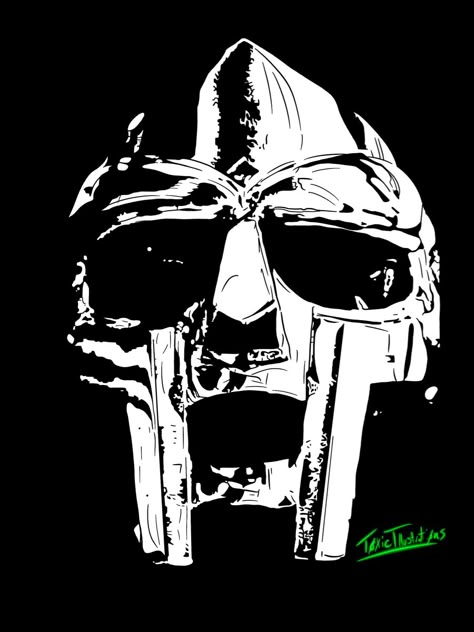 Mf Doom Mask Tattoo, Bad Brains Logo, Mf Doom Drawing, Mr Doom, Doctor Doom Art, Doom Mask, Mf Doom Mask, Hip Hop World, Doctor Doom