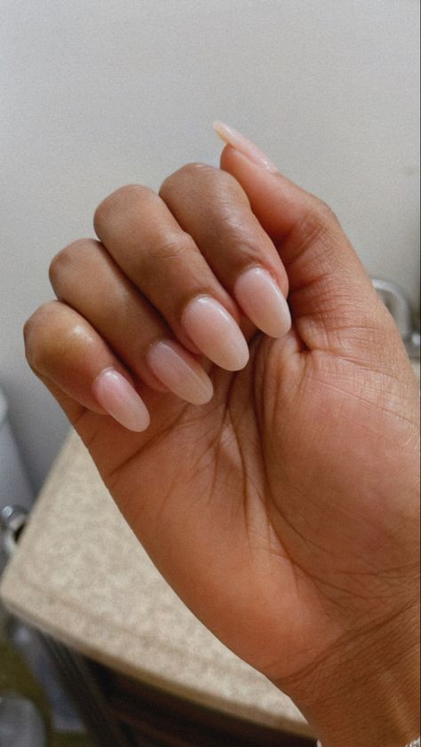 Acrylic on natural nails Unpainted Acrylic Nails, Acrylic On Natural Nails, Acyrilics Nails, Natural Acrylics, Natural Acrylic Nails, Simple Acrylic, Simple Acrylic Nails, Nail Extensions, Nails Ideas