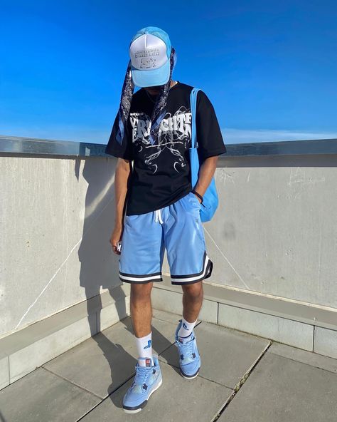 White Shorts Outfit Men, Shorts Outfit Men, Fashion Men Streetwear, Men Street Styles, Street Fashion Men, White Shorts Outfit, Fits Streetwear, Mens Shorts Outfits, Nba Fashion