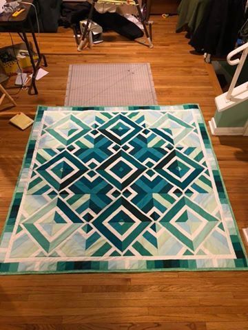 Three Dudes Quilt, 3 Dudes Quilt Pattern, Geometric Quilts, Half Square Triangle Quilts Pattern, Modern Quilting Designs, Quilting Designs Patterns, Geometric Quilt, String Quilts, Pretty Quilt