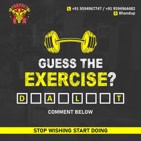 Can you guess which exercise is pictured here? Put your best guess in the comments below! Fitness Promotion Ideas, Gym Content Social Media, Gym Content Creator Aesthetic, Gym Content Ideas, Coach Campaign, Lal Bahadur Shastri, Shiv Ratri, Fitness Flyer, Gym Quotes