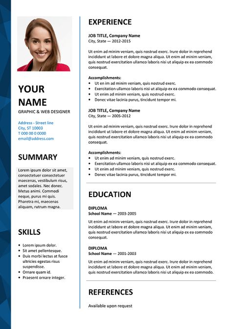 Dalston Free Resume Template Microsoft Word - Blue Layout Curriculum Vitae Template Free, Cv Templates Free Download, Free Cv Template Word, Best Free Resume Templates, Free Professional Resume Template, Free Resume Template Word, Cv Example, Microsoft Word Resume Template, Microsoft Word Free