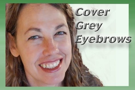 Eye Makeup Grey, Gray Eyebrows, New Eye Makeup, Grey Eyebrows, Hide Greys, How To Do Eyebrows, Blonde Eyebrows, Grey Makeup, Black Brows