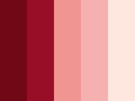 Raspberry Color Palette, Light Red Color, الفن الرقمي, Red Color Schemes, Pink Color Schemes, Red Colour Palette, Pink Palette, Red Peach, Color Palette Pink