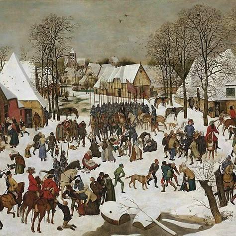 Massacre of the Innocents by Pieter Brueghel the Younger Peter Bruegel, Hunters In The Snow, Kunsthistorisches Museum Wien, Bruegel The Elder, Flemish Painting, Pieter Bruegel The Elder, The Innocents, Pieter Bruegel, Genre Painting