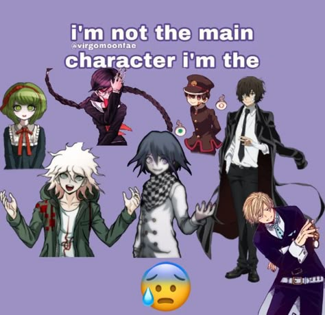 Existential Despair, Kin Characters, Danganronpa Funny, Danganronpa Memes, Nagito Komaeda, Danganronpa 3, Danganronpa V3, Danganronpa Characters, Not Okay