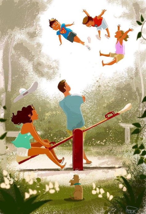 Pascal Campion Art, Family Illustrations, Create Your Reality, Pascal Campion, Family Illustration, Family Art, Freelance Artist, Comic Book Covers, Children's Book Illustration