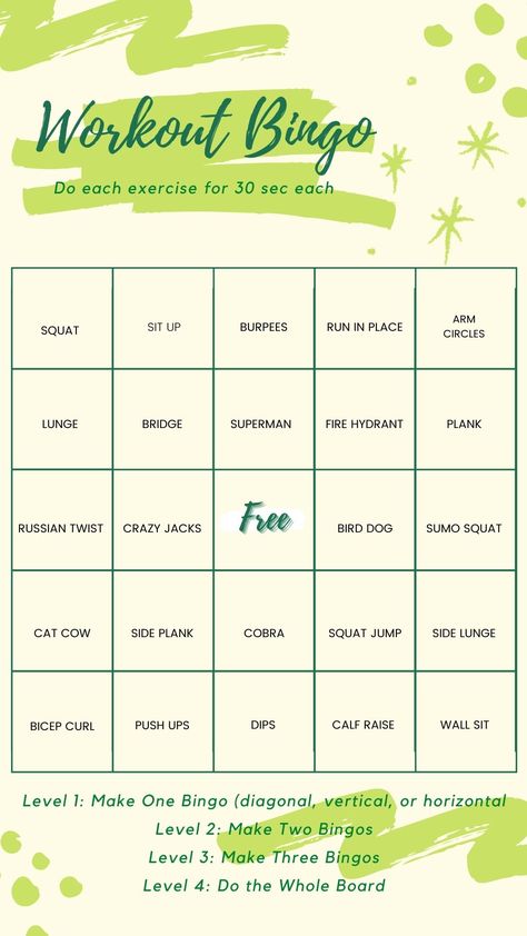 Workout Bingo Challenge, Fitness Bingo Challenge, Workout Bingo, Wellness Games, Easter Workout, Fitness Bingo, 2024 Workout, Circus Tricks, Group Workouts