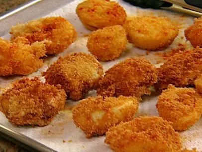 Fried Deviled Eggs Recipe | Food Network Kitchen | Food Network Fried Deviled Eggs Recipe, Loaded Fried, Deep Fried Deviled Eggs, Fried Deviled Eggs, Fried Mac And Cheese, Deviled Eggs Recipe, Eggs Recipe, Egg Dish, Deviled Eggs