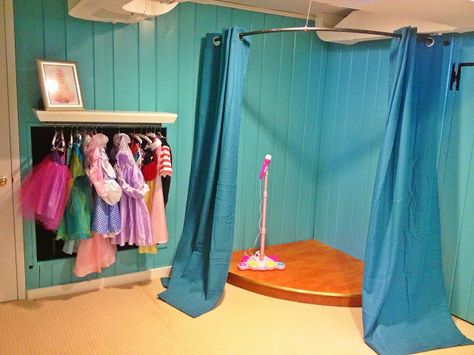 Kids Play Stage, Playroom Stage, Old Nyc, Kids Stage, It Boy, Stage Ideas, Kitchen Window Sill, Girls Playroom, Great Grandparents