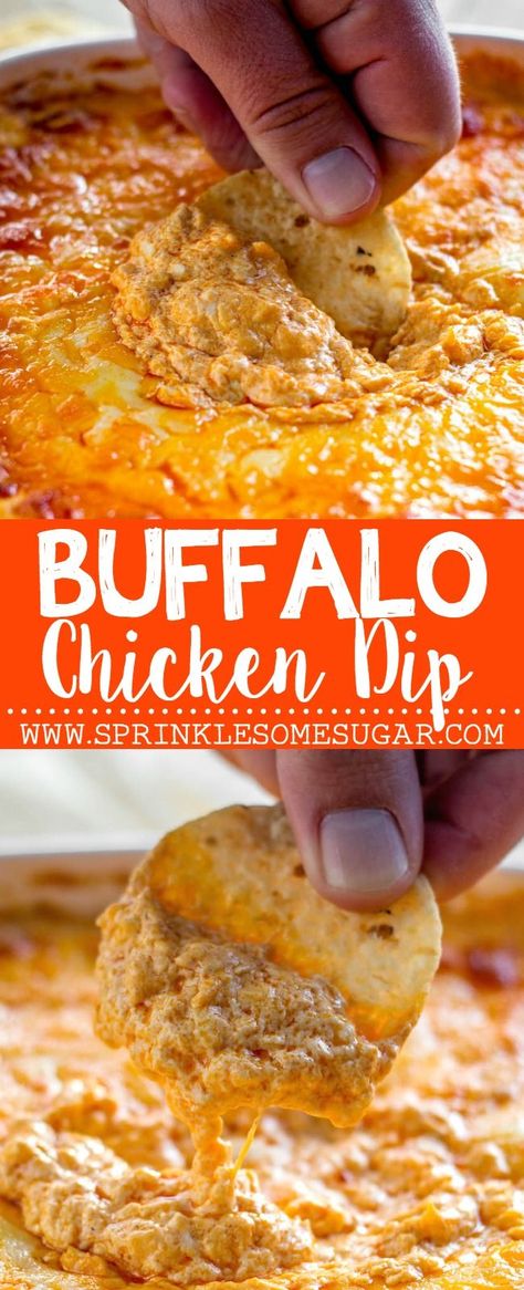 Nye Treats, Chicken Dip Recipe, Buffalo Chicken Dip Recipe, Diner Recept, Taco Dip, Chicken Dip, Chicken Dips, Buffalo Chicken Dip, Buffalo Wings