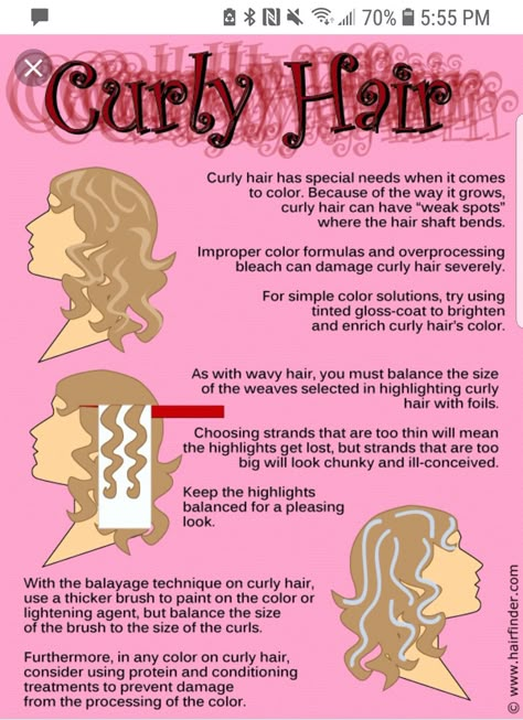 Milady Cosmetology, Cosmetology State Board, Cosmetology Instructor, Beauty School Cosmetology, Cosmo School, 2c Hair, Damaged Curly Hair, Wavy And Curly Hair, Foil Highlights