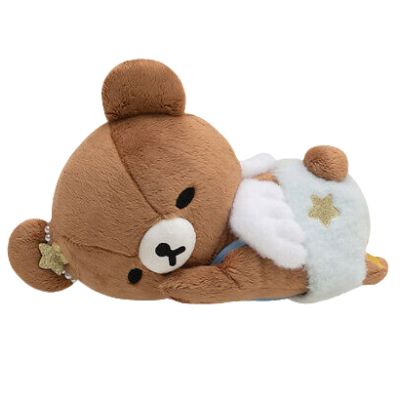 Rilakkuma Plushie, Angel Plush, Rilakkuma Plush, Sleeping Angel, Kawaii Plushies, App Covers, Cute Stuffed Animals, Cute Little Things, Rilakkuma