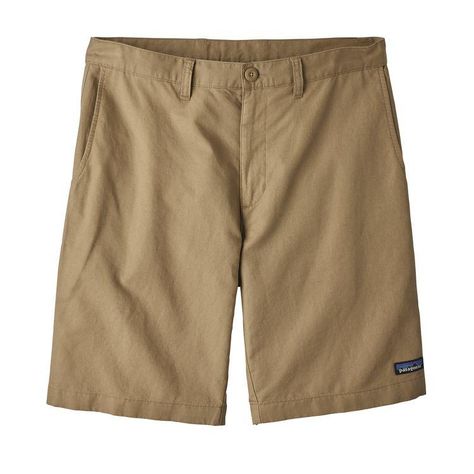 Patagonia Men's Lightweight All-Wear Hemp Shorts - 10" (Mojave Khaki) Chinos Style, Hemp Fabric, Mens Outfitters, Hot Weather, In Hot, Classic Looks, Fair Trade, Patagonia, Mens Shorts