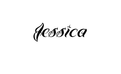 Tattoo Name Jessica using the font style Bad Tattoo Hand One Regular Jessica Tattoo Name, Anastasia Tattoo Name, Alicia Name Tattoo, Mia Tattoo Name, Melissa Tattoo Name, Evie Name Tattoo, Jessica Name, Graffiti Alphabet Wildstyle, Monogram Tattoo