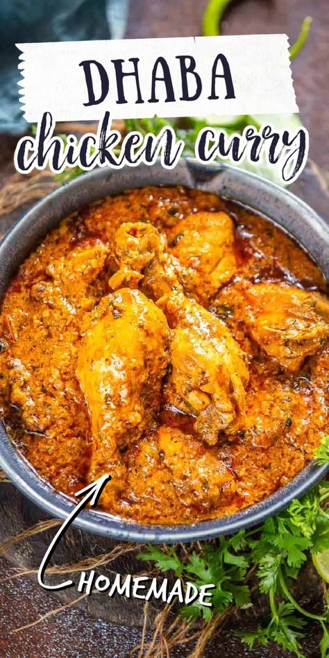 Simple Chicken Curry Indian, Dhaba Chicken Curry, Indian Style Chicken Curry, Dhaba Style Chicken Curry, Indian Style Chicken Recipes, Best Chicken Curry Recipe Indian, Indian Chicken Recipes Curries, Simple Chicken Curry Recipe, Easy Curry Chicken Recipes