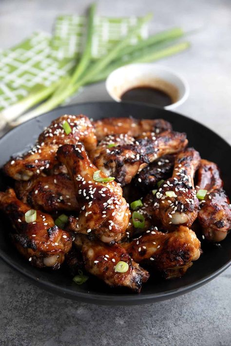 Keto Teriyaki Chicken Wings Keto Teriyaki Sauce, Keto Teriyaki Chicken, Keto Wings, Juicy Chicken Wings, Keto Teriyaki, Keto Chicken Wings, Teriyaki Wings, Thm Fp, Chinese Pepper Steak