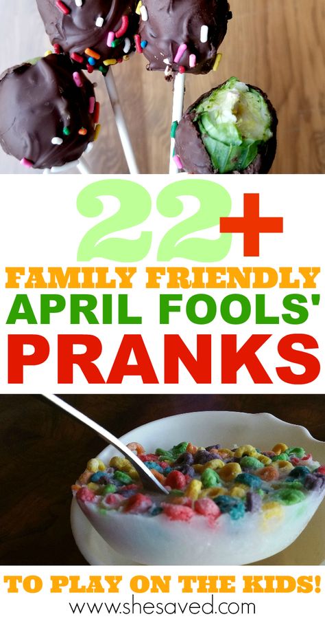 Over 22 family friendly April Fools' Day pranks to play on the kids April Fools Food, Best April Fools Pranks, Funny April Fools Pranks, Food Pranks, Guy Quotes, April Fool's Pranks, Easy Pranks, Prank Ideas, April Fools Day Jokes