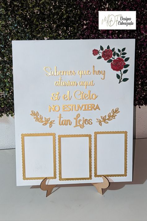 Revive tus más preciados recuerdos con nuestro conmovedor cuadro para fotos. Diseñado para honrar y recordar a aquellos seres queridos que ya no están con nosotros Circuit Projects, Wedding Details, Birthday