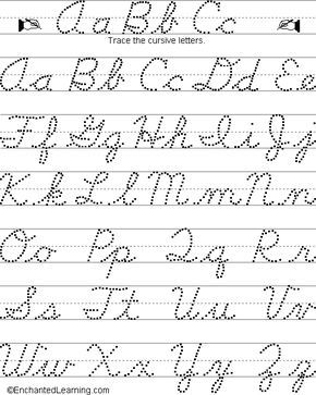 cursive writing worksheet | back to the index enchanted learning search search the enchanted ... Tracing Cursive Letters, Cursive Q, Cursive Handwriting Sheets, Cursive Practice Sheets, Cursive Letters Worksheet, Alphabet Practice Sheets, Cursive Writing Practice Sheets, Cursive Handwriting Worksheets, Learning Cursive