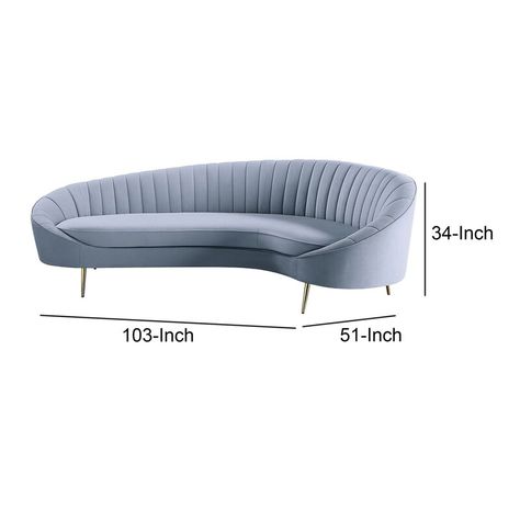 Everly Quinn Charsie 103'' Velvet Round Arm Curved Sofa | Wayfair White Curved Sofa, Ikea Alex Desk, Alex Desk, Sofa Classic, Sofa Dimension, Ikea Alex, Furniture Design Chair, Design Chair, Round Sofa