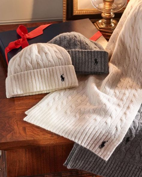 @ralphlauren Must-have #RLHoliday gifts include soft knitwear like our hats, scarves, cardigans, and sweaters. Shop cold weather #PoloRLStyle accessories via the link in bio. #PoloRalphLauren #RLGifts Ralph Lauren Beanie, Ralph Lauren Coats, Ralph Lauren Scarves, Ralph Laurent, Polo Lauren, Ralph Lauren Hats, Aesthetic Outfits Men, Rich Girl Lifestyle, Ralph Lauren Boys