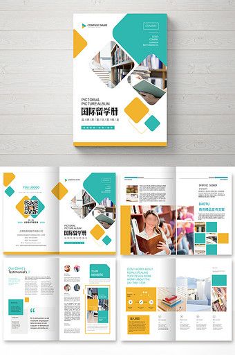 Fresh international study abroad education training complete Brochure#pikbest#templates Education Magazine Layout, Study Abroad Brochure, Poster Design Education, Education Book Cover Design, College Brochure, Booklet Layout, Education Brochures, Education Magazine, Admissions Poster