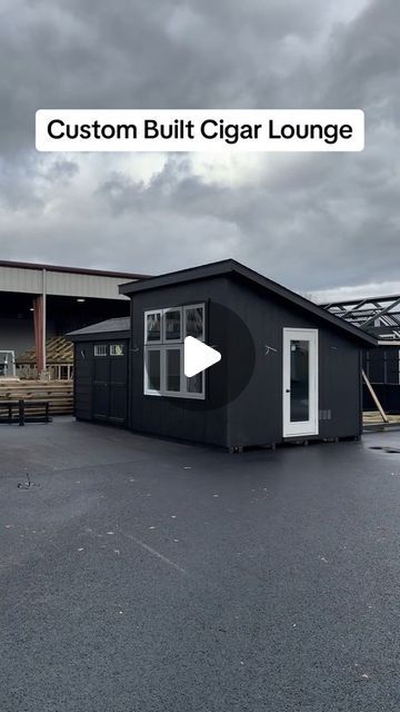 Lapp Structures LLC on Instagram: "This customer had us build them a custom cigar lounge. No more cigar smoke in the house!  #mancave #cigarlounge #tinyhouse #sheshed #shedideas" Cigars Room Man Cave, Small Man Cave Ideas On A Budget, Mens Lounge Room, Cigars And Whiskey Man Caves, Garage Lounge Ideas, Diy Man Cave Ideas, Poker Lounge, Man Cave Ideas Room Small, Bar Lounge Room Ideas