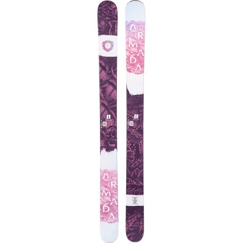 Armada Kirti Ski - Kids' Armada Skis, Freestyle Skiing, Kids Skis, Twin Tips, Alpine Skiing, Snowboards, Skis, Snowboarding, Pink Flowers