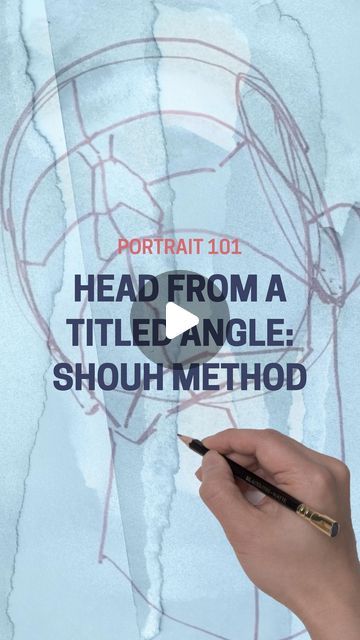 Young Guns Studio on Instagram: "Got questions? Comment below👇
__

Struggling to master head drawings? Save this video to & check out our previous head tutorials for more tips! 🔒

Key tips:
🗒️ Pay attention to how close the ear and jaw are in height because of the tilted head, and always double-check your proportions to make sure everything is proportional and accurate.

🗒️When drawing the head tilted upward, remember to line up the ear to the eyebrows and the base of the nose. This makes the drawing look more realistic!

We’re sharing more of these tips in depth inside our FREE portrait masterclass! We’ll provide you with ways to improve your portrait & perspective drawing skills so you can draw more expressively.

✨comment “FREE” to get an invite! ✨
__

#arttutorial #howtodraw #drawi Portrait Perspective, Head Drawings, Tilted Head, Sketching Art, Drawing Heads, Perspective Drawing, Drawing Skills, Master Class, Art Tutorials