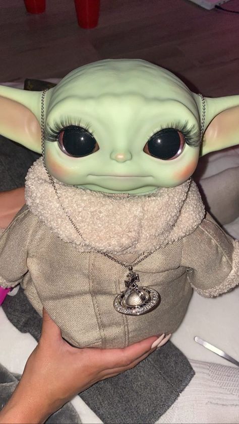 Baby Yoda Wallpaper, Yoda Pictures, Yoda Images, Yoda Wallpaper, Realistic Stuffed Animals, Yoda Funny, Star Wars Background, Insta Profile, Troll Face