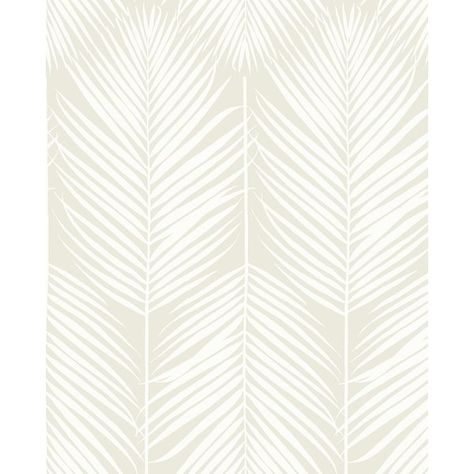 NextWall Palm Silhouette Peel and Stick Wallpaper - Bed Bath & Beyond - 32809273 Circular Seating, Orchid Wallpaper, Relaxed Aesthetic, Desert Decor, Palm Wallpaper, Shore House, Silhouette Vinyl, Spring Fabric, Paper Wallpaper