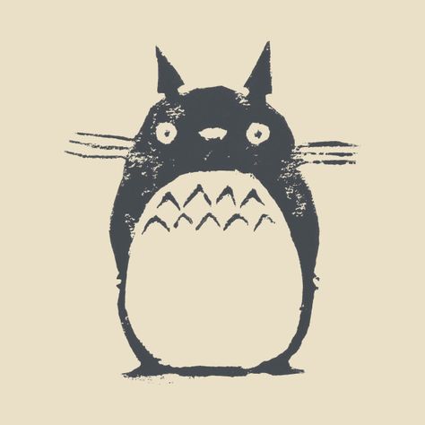 Check out this awesome 'Neighbor' design on @TeePublic! Totoro Illustration, Bento Monsters, Totoro Pillow, Totoro Art, Illustration Simple, My Neighbor Totoro, Hayao Miyazaki, Beautiful Picture, Lino Print