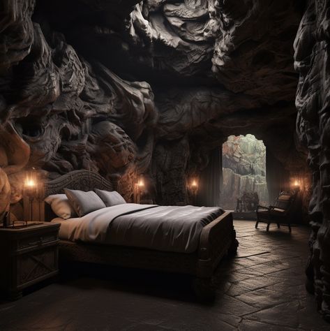 Dragonstone Bedroom, Game Of Thrones Bedroom Aesthetic, House Of The Dragon Landscape, Dragon Stone House Of The Dragon, House Of The Dragon Visualization, Game Of Thrones Dragonstone Castle, Dragon Cave, Medieval House, Brandon Boyd