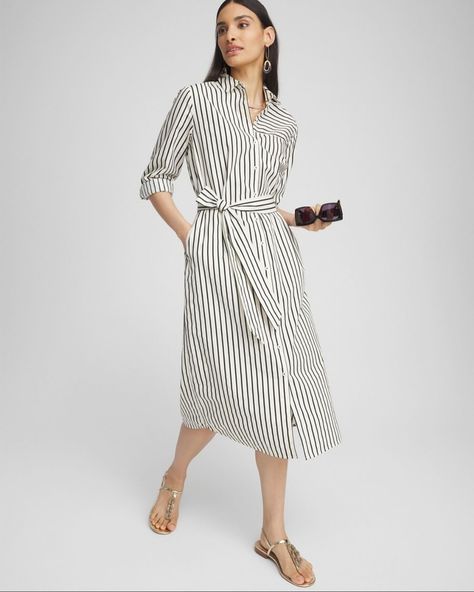 I’m so excited to share my latest find! 💕 I’m all about buying pieces that I can wear for any season and of course style multiple ways. These pieces in my closet are my “Season-less” items. Doesn’t matter what season they can be styled and worn throughout the year. Well let me introduce you to my Cotton Stripe Midi Shirt Dress! Stay tuned to see how I style this piece next few days. 🔗- 𝘊𝘰𝘮𝘮𝘦𝘯𝘵 “DRESS“ 𝘵𝘰 𝘳𝘦𝘤𝘦𝘪𝘷𝘦 𝘮𝘺 𝘥𝘪𝘳𝘦𝘤𝘵 𝘭𝘪𝘯𝘬(𝘴). #stylistshayna #shirtdress #seasonlessfashion #seasonle... Striped Dress Outfit, Stripe Outfits, Simple Shirts, Influencers Fashion, Midi Shirt Dress, Womens Designer Fashion, Dressed Down, Cotton Fabric, Shirt Dress