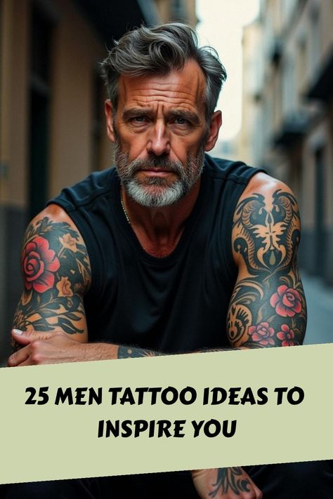 25 Men Tattoo Ideas to Inspire You Men’s Full Arm Sleeve Tattoo Ideas, Mismatched Sleeve Tattoo, Tattoo Designs Men Forearm Half Sleeves, Japanese Full Sleeve Tattoo Design, Male Rib Tattoos, Colour Tattoo Men, Sleeve Tattoo Ideas Men, Men’s Shoulder Tattoo Ideas, Colorful Tattoo Sleeve