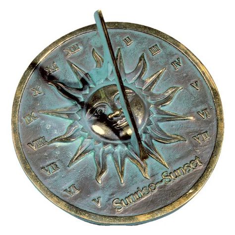 Sundials - Rome RM2370 Brass SunriseSunset Sundial ** You can get more details by clicking on the image. (This is an Amazon affiliate link) Sun Dial, Fiddler On The Roof, Sundials, Garden Accents, The Roof, Nautical Decor, Brass Color, Bungalow Rose, Sunrise Sunset