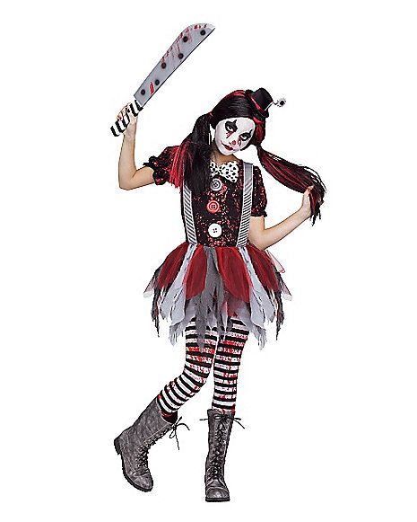 Killer Clown Girls Costume - Spirithalloween.com Killer Clown Costume, Scary Clown Costume, Clown Halloween Costumes, Halloween Kids Costumes Girls, Killer Clown, Halloween Costumes 2016, Clown Clothes, Halloween Coustumes, Diy Tutu