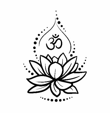 Lotus Breathe Tattoo, Ohm Lotus Tattoo, Om And Lotus Tattoo, Ohm Tattoo Design, Om Lotus Tattoo, Vinyl Wall Decals Bedroom, Ohm Tattoo, Decorations For Living Room, Lotus Tattoo Design