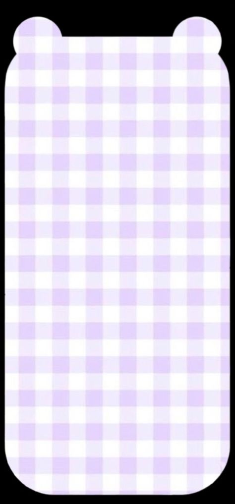 purple and white plaid wallpaper Purple Ideas Wallpaper, Ear Wallpaper Iphone Aesthetic Purple, Iphone Wallpaper Kawaii Purple, Ear Wallpaper Purple, Cute Cartoon Wallpapers Purple, Purple Wallpaper Kawaii, Kawaii Purple, Wallpaper Purple Pastel, Bear Ear Wallpaper Iphone Purple