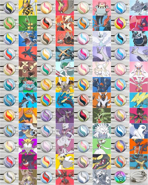 Mega Evolution Stones, All Mega Evolution Pokemon, Mega Stone Jewelry Pokemon, Pokémon Mega Evolution, Pikachu Mega Evolution, Pokemon Mega Stone, Pokemon Stones, Pokemon Evolution Stones, All Pokemon Types