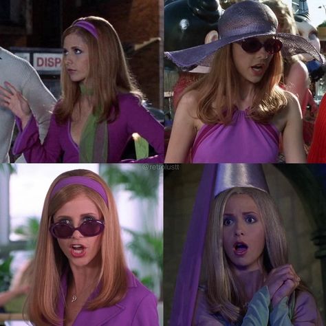 Daphne’s outfits in Scooby Doo. (Plus hair accessories) Which one’s your favourite? • Scooby-Doo PG • Mystery/Adventure • 1h 29m • #scoobydoo #scooby #sarahmichellegellar #movie #movies #2000s #00s #outfit #outfits Also do you like Daphne’s outfits? Daphne Outfit, Daphne Hair, Movies 2000s, Daphne Scooby Doo, Michelle Gellar, Daphne Blake, Sarah Michelle Gellar, Aesthetic Vintage, Costume Ideas