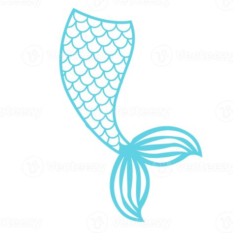 Mermaid Tail Template, Mermaid Tail Clipart, Mermaid Tail Svg, Mermaid Cake Topper Svg, Mermaid Vector, Mermaid Birthday Invitations, Mermaid Birthday, Ariel, Cake Toppers