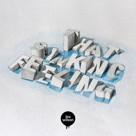 3d Tipografi, Typography Drawing, Typographie Inspiration, Arte Doodle, Hand Lettering Art, 3d Typography, Seni Dan Kraf, Seni 3d, Creative Lettering