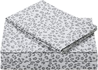 Amazon.com : satin leopard print sheets Leopard Bedding, Twin Size Bed Sheets, Queen Size Bed Sets, King Size Bed Sheets, Microfiber Bed Sheets, King Size Bedding Sets, King Sheets, Queen Sheets, Dorm Ideas