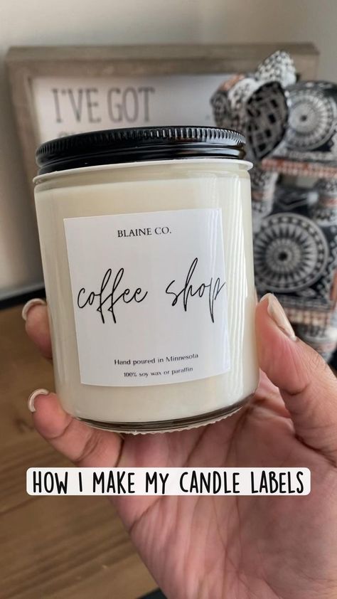 Soy Candles Diy, Candle Humor, Homemade Candle Labels, Lilin Aroma, Candle Scents Recipes, Candles Homemade, Diy Candle Labels, Homemade Candle, Diy Candles Homemade